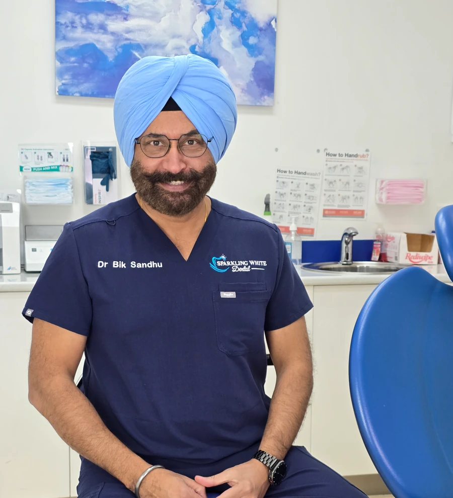 Dr Bikramjit, Principal Dentist at Sparkling White Dental, Alexandra Hills